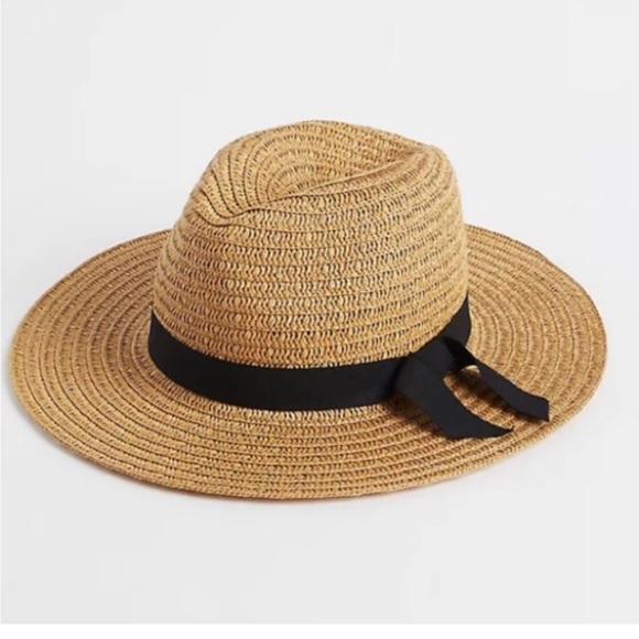 TORRID NATURAL STRAW PANAMA HAT - Picture 1 of 4